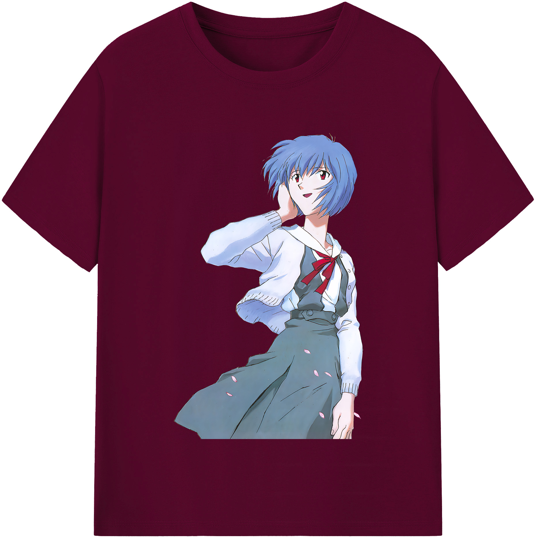 （画像用） EVA 新世紀エヴァンゲリオン レディースカジュアルプリントTシャツ（綿100％）